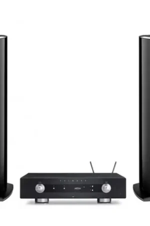 PACK TRIANGLE DELTA SIGNATURE NOIRE + PRIMARE AMPLI CONNECTE I35PRISMA DM36 NOIR + CABLE SYMPHONIE 2X3M - Prix choc