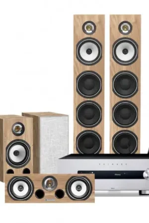 Dernière chance | pack triangle 5.0 esprit australe ez + voce ez+ comete ez CHENE CLAIR + primare spa25 ampli home cinema noir ou silver