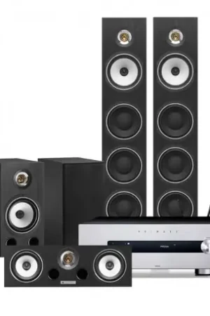 Très bien noté | pack triangle 5.0 esprit australe ez + voce ez+ comete ez NOIR MAT + primare spa25 ampli home cinema noir ou silver