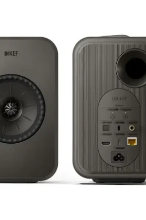 KEF LSX 2 LT (LA PAIRE) Enceintes sans fil hi-fi GRIS - Plébiscité par les clients