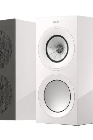 KEF R3 META blanc (LA PAIRE) Enceintes bibliothèque | Promo exceptionnelle
