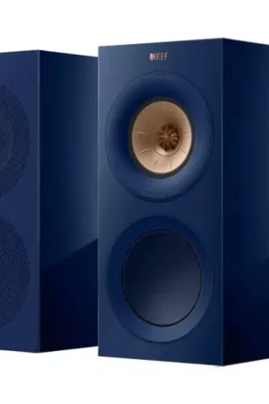 Prix choc | KEF R3 META bleu (LA PAIRE) Enceintes bibliothèque