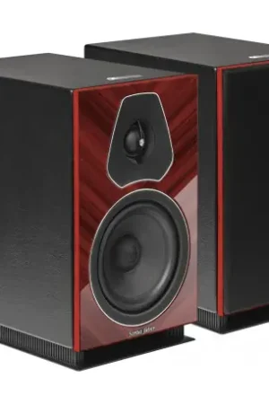 Prix usine - Sonus Faber Lumina II rouge brillant (la paire) Enceintes bibliothèque