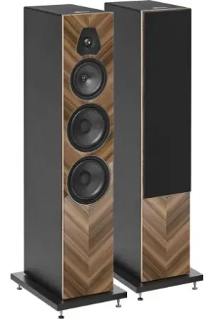 Nouvel arrivage | Sonus Faber Lumina V Amator noyer brillant (la paire) Enceinte colonne