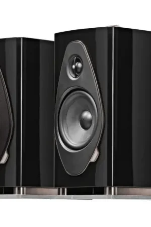 Prix avantageux | Sonus Faber Sonetto II G2 noir laque (la paire) Enceinte bibliothèque