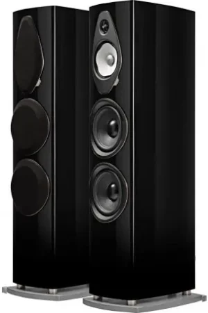 Affaire à saisir | Sonus Faber Sonetto VIII G2 NOIR LAQUE (la paire) Enceinte colonne