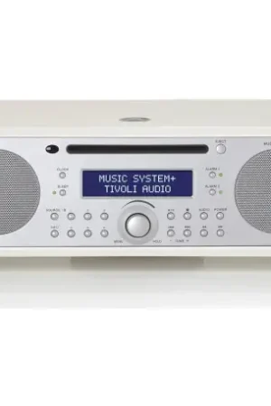 Excellente qualité - TIVOLI MUSIC SYSTEM + WHITE SILVER RADIO /BT /AM/FM AUX LECTEUR CD