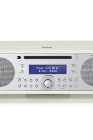 TIVOLI MUSIC SYSTEM BT WHITE SILVER RADIO /BT /FM/DAB + AUX LECTEUR CD | Dernières unités