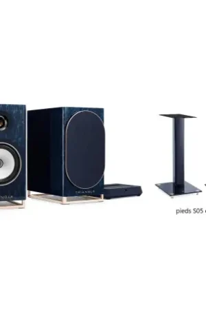 TRIANGLE CAPELLA 2 BLEU AUSTRAL L ENCEINTES SANS FIL CONNECTEES + PIEDS TRIANGLE S05 BLEU OFFERTS - Produit phare