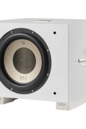 Qualité professionnelle | REL Acoustics S850 BLANC Caisson de basses