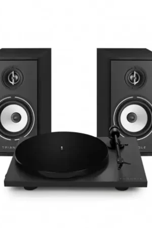 Coup de cœur des clients | pack triangle BR02 CONNECT +LUNAR 1 NOIR enceintes connectées + platine td