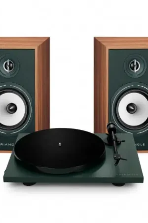 Produit phare - pack triangle BR03 CONNECT + LUNAR 1 vert enceintes connectées + platine td