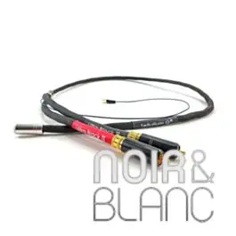 Câble platine vinyle Tellurium Q Ultra Black II Tone Arm DIN-RCA - Cette semaine uniquement