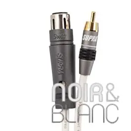 Câble caisson de basse Supra Cables SubLink XLR-RCA | Incontournable