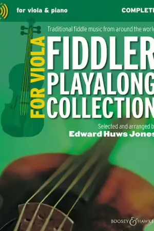 Boosey & Hawkes Huws Jones - Fiddler Playalong Collection For Alto - Alto (2 Altos) Et Piano Guitare Ad Libitum - Qualité supérieure