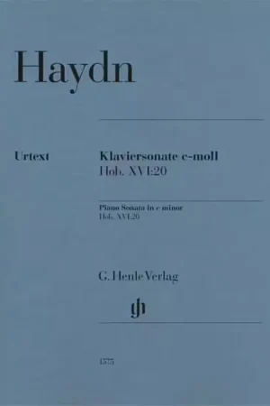 Henle Verlag Haydn - Klaviersonate C-moll Hob. Xvi:20 - Piano Solo - Jusqu'à épuisement des stocks