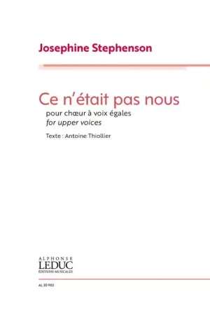 Coup de cœur | Leduc Stephenson - Ce N'etait Pas Nous