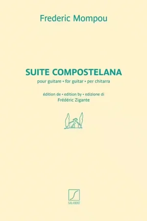 Salabert Mompou - Suite Compostelana - Guitare Solo | Nouveau