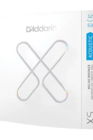D'addario And Co XSABR1253 80/20 Bronze XS Light 12-53 - Qualité supérieure