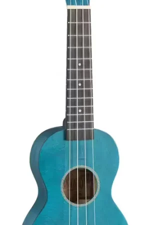Mahalo Ukulélé Soprano Slim Bleu Satin + Housse | Produit phare