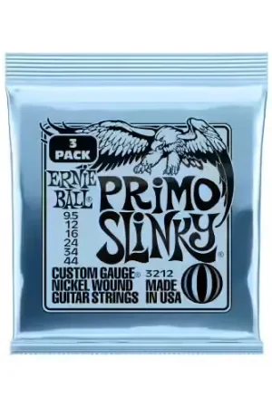Promo exceptionnelle - Ernie Ball 3212 Primo Slinky 9,5-44 Pack De 3