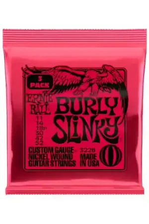 Achetez en ligne - Ernie Ball 3226 Burly Slinky 11-52 Pack de 3