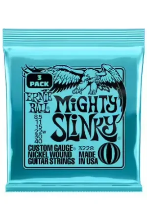 Ernie Ball 3228 Mighthy Slinky 8,5-40 Pack De 3 - Jusqu'à épuisement des stocks