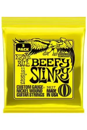 Ernie Ball 3627 Beefy Slinky 11-54 Pack de 3 | Qualité supérieure