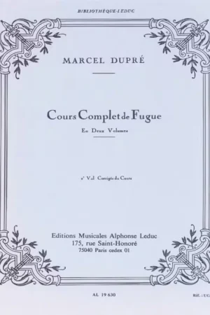 Bon prix | Leduc Dupre Marcel - Cours Complet De Fugue Vol.2