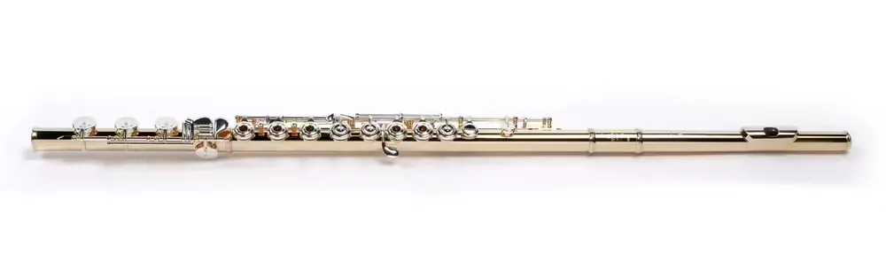 Pearl Flute Maesta - .925 Tête Et Tube Plaqués Or (Patte De Si) | Retour gratuit