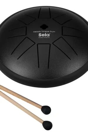 Achetez en ligne | Sela Percussion Melody Tongue Drum 6" C Maj Do Majeur Black