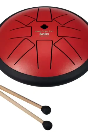 Sela Percussion Melody Tongue Drum 6" F Min Red | Tout juste arrivé