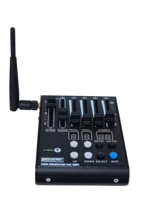 Nouvel arrivage - Power Lighting MINISHOW54c W - Console DMX 54 Canaux Wifi