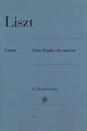 Achetez en ligne | Henle Verlag Liszt F. - Trois Etudes De Concert