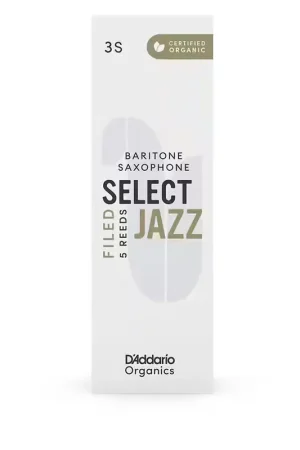 Soldes - D'addario - Rico Organic Select Jazz 3S - Sax Baryton (coupe FR)