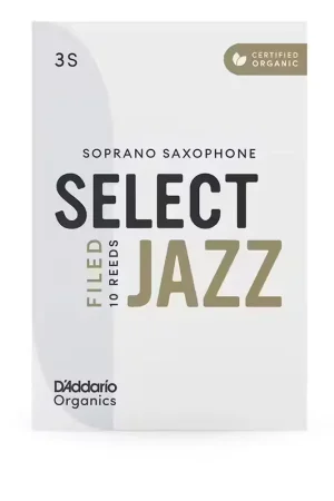 Bien noté - D'addario - Rico Organic Select Jazz 3S - Sax Soprano (coupe FR)