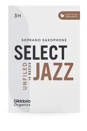 Cette semaine uniquement | D'addario - Rico Organic Select Jazz 3H - Sax Soprano (coupe Us)