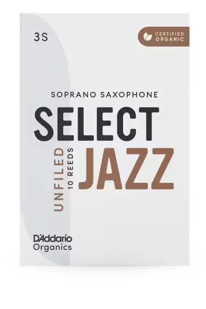 Bon plan - D'addario - Rico Organic Select Jazz 3S - Sax Soprano (coupe Us)