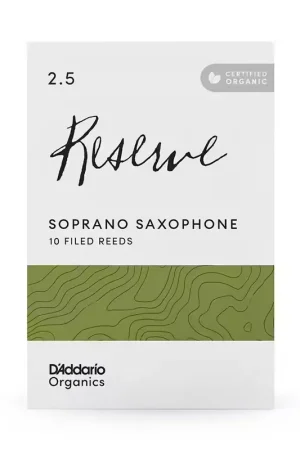 D'addario - Rico Organic Reserve 2,5 - Sax Soprano | Déstockage