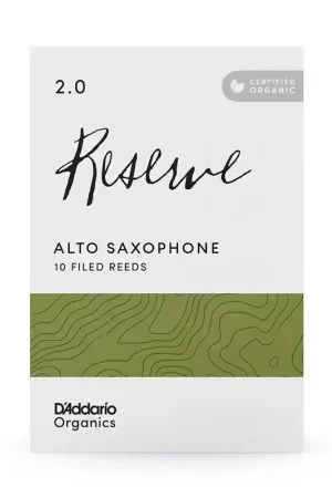 Commandez dès maintenant - D'addario - Rico Organic Reserve 2 - Sax Alto