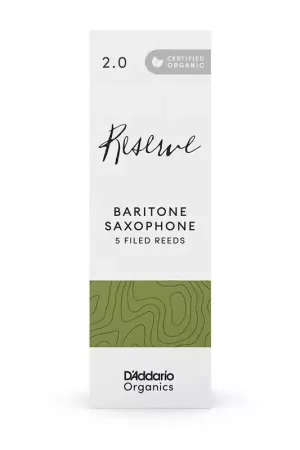 D'addario - Rico Organic Reserve 2 - Sax Baryton - Prix choc