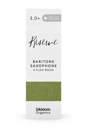 D'addario - Rico Organic Reserve 3+ - Sax Baryton | Plus que quelques jours