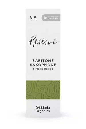 En stock - D'addario - Rico Organic Reserve 3,5 - Sax Baryton