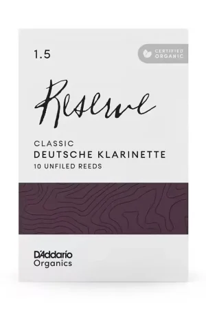Offre flash | D'addario - Rico Organic Reserve Classic 1,5 - Clar Allemande