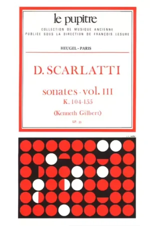 Heugel Scarlatti D. - Sonates Vol.iii (K.104 - K.155) - Achetez en ligne