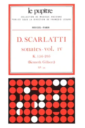 Offre exceptionnelle - Heugel Scarlatti D. - Sonates Vol.iv (K.156 - K.205)