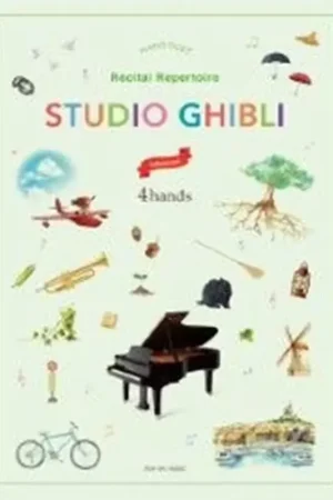 Zen-On Music Studio Ghibli Récital Répertoire Advanced Piano Duo | Nouveauté