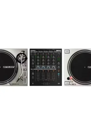 Prix promo - Reloop Pack Regie DJ Vinyle : RP 7000 MK2 Silver + RMX 44BT