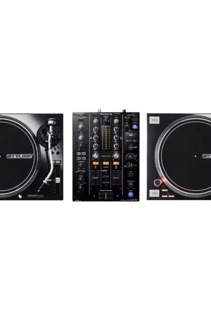 Direct fabricant | Reloop Pack Regie DJ Vinyle : RP 7000 MK2 Black + DJM-450