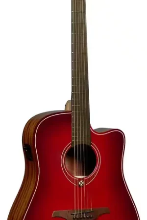 Lâg Tramontane Special T-Red-DCE Dreadnought Ctw Red Burst | Qualité supérieure